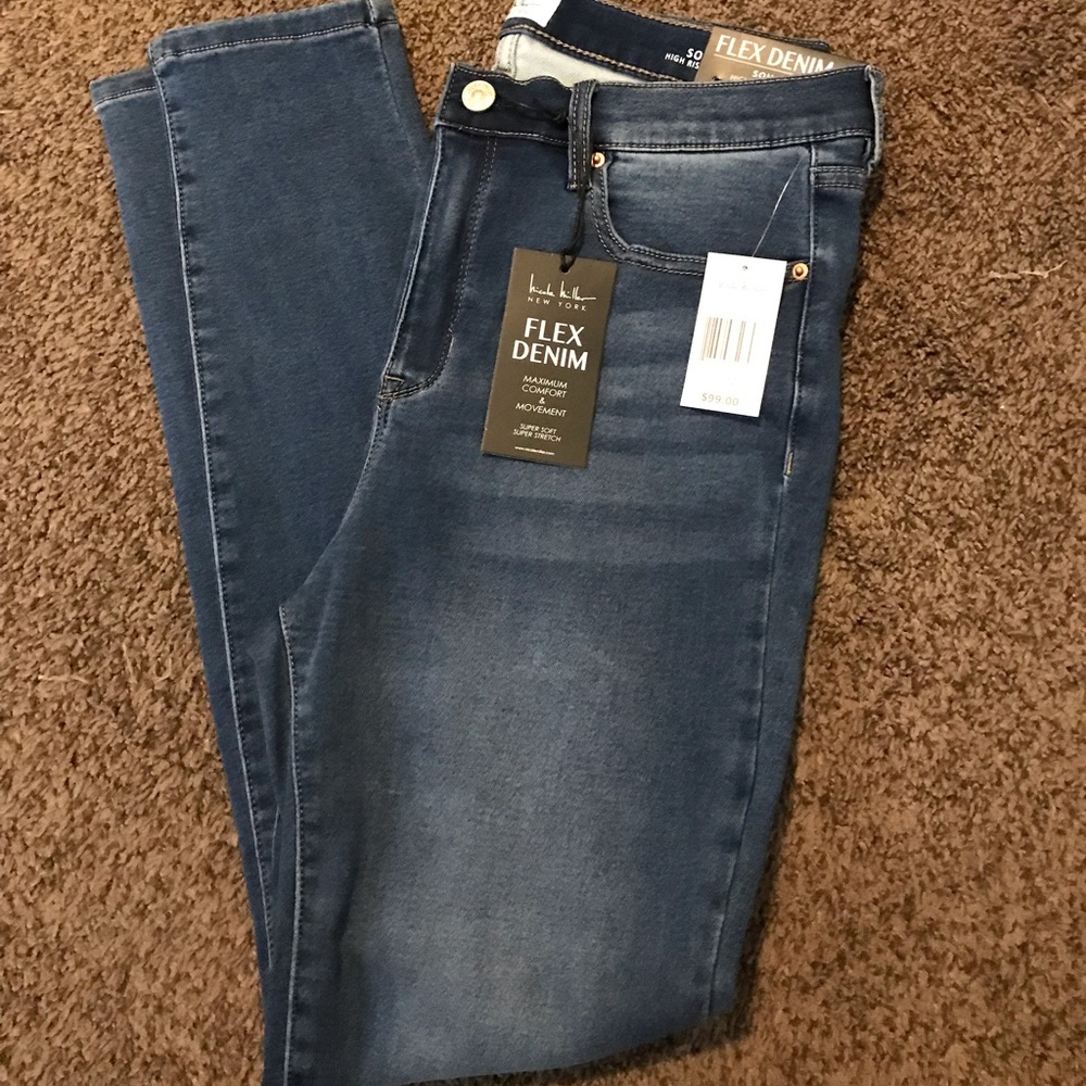 Nicole Miller high rise skinny